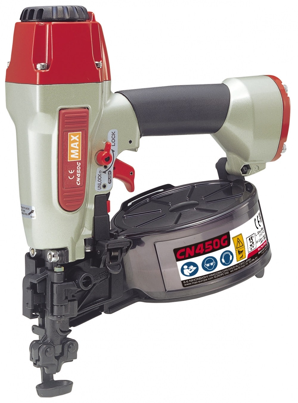 MAX CN450G - Trummelnaelapüstol (25 - 50 mm) (15°)
