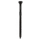 Stainless Steel Black Facade Screws for Wood 5X50-80mm, TX25 Head, for Outdoor Work, Facade, A2, 200 pcs.