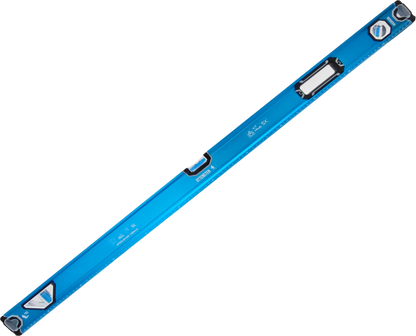 4PRO Magnetic Aluminum Spirit Level with 3 Vials, Handles and Side-View Vial (60cm - 120cm - 200cm)