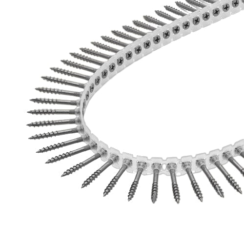 Puidupoltidega rihmkruvid puitpõranda/terrassi kinnitamiseks, RUSPERT-kattega (4,2 x 45 mm) (1000 tk)