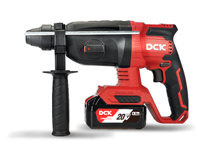 DCK KDZC04-24 FK 20V MAX akutrellvasar SDS, 2,8 J, 24 mm, 2 × 5,0 Ah