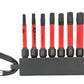 4PRO Magnetic Impact Bit Set TX/PH, 10 pcs (S2 Steel)