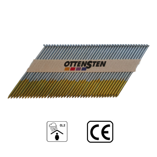 Naelribad 34° kuumtsink, siledad (3,1 x 90 mm) (3000 tk)