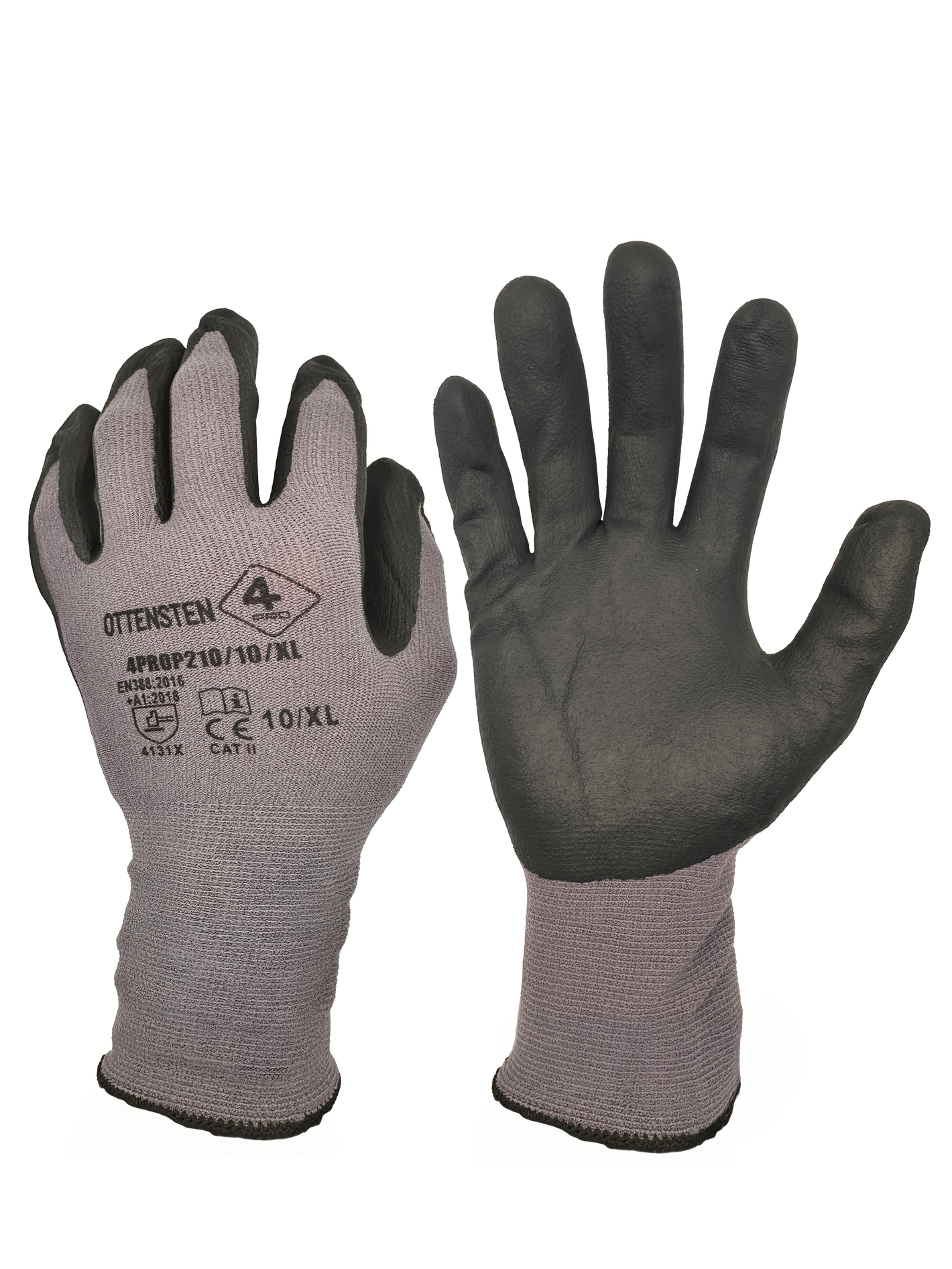 4PRO Nylon Gloves with Microfoam Nitrile Coating