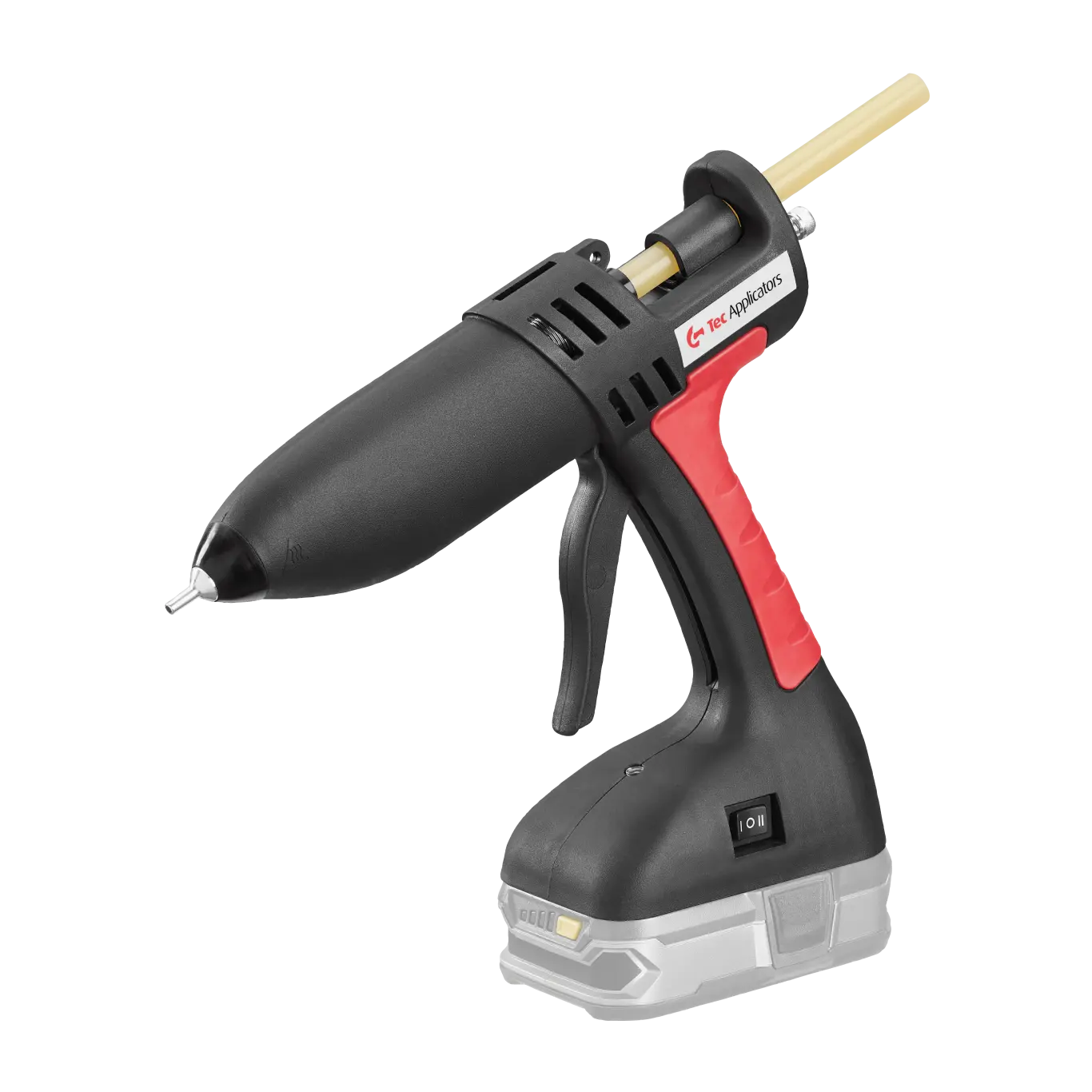 Power Adhesives TEC 808-12 - Juhtmeta liimiaplikaator (12 mm) (ilma akuta) + Badaptor