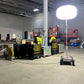 LIGHT BOY LED-õhupallvalgustusmast käruga 3.2 m