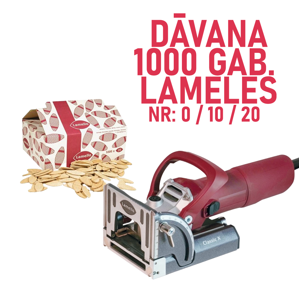 Lamello Classic – X  + Lamello Biscuit 1000 gab.