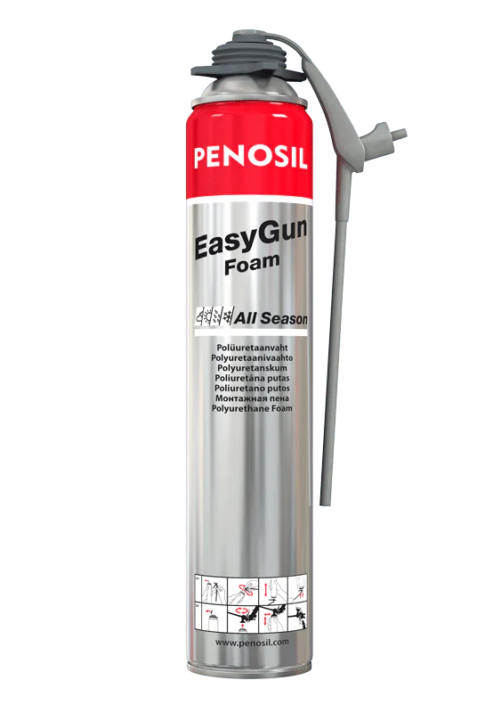 PENOSIL EasyGun Foam All Season – PU Foam with Applicator 750 ml