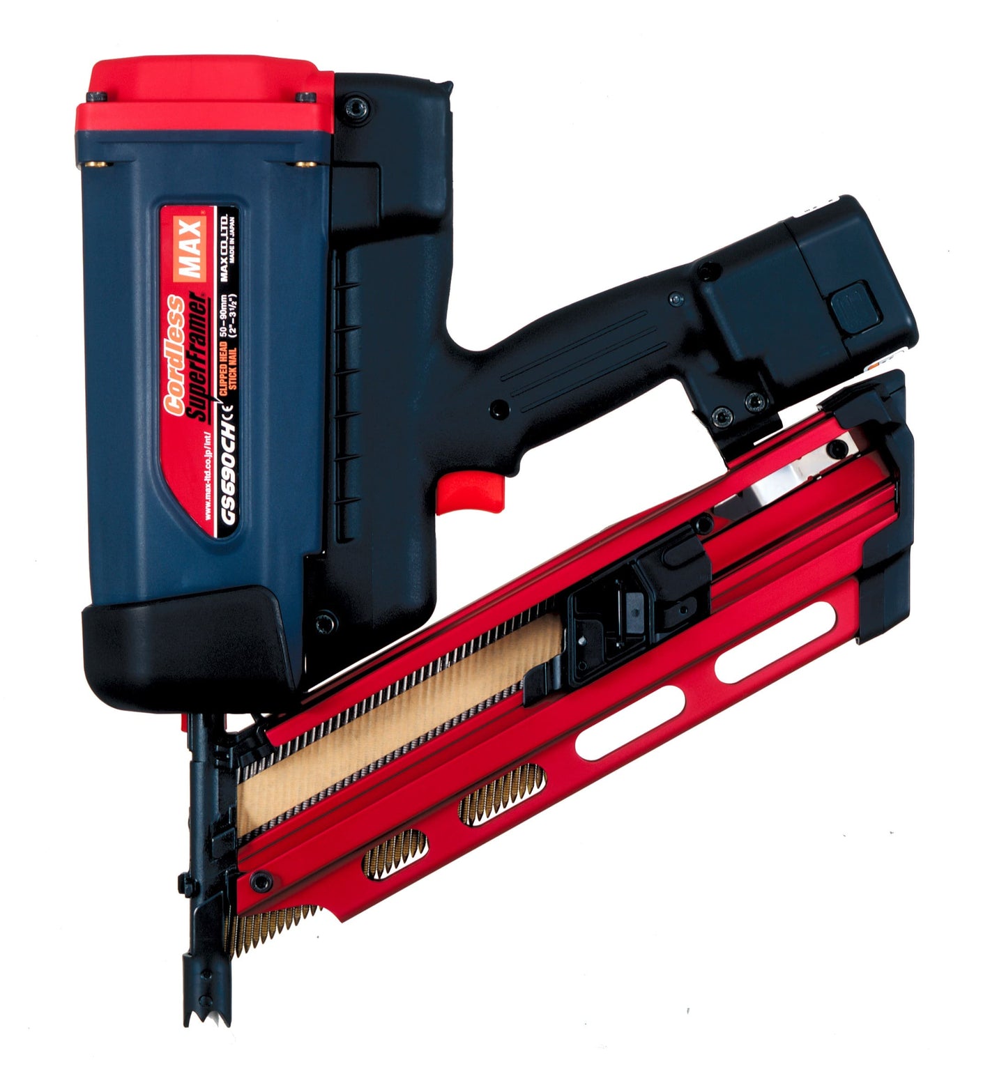 MAX GS690CH - gaasinaelapüstol (50–90 mm) (34 °)