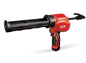 DCK KDPJ12EK 12V MAX akusilikoonipüstol 3400 N, 300/600 ml, 2 × 2,0 Ah
