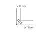Lamello Bisco P-10 joonduselement P-System soonele 52 × 19 × 7 mm