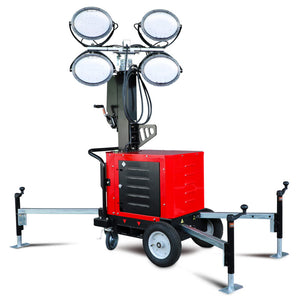 LIGHT BOY LED-valgustusmast käruga 6.1 m