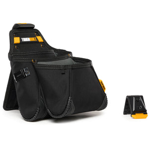 ToughBuilt Mega Supply Pouch – suur tööriistakott kinnitusvahenditele, ClipTech, 7 taskut ja aasa