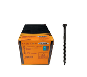 Eurotec Hapatec - Stainless Steel Wood Screws (4.0 x 35-60 mm) (500 pcs.) black
