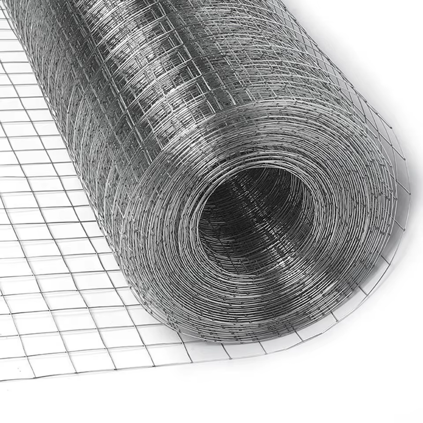 Hot-Dip Galvanized Wire Mesh Roll 1 x 15 m, Mesh 13x25 mm