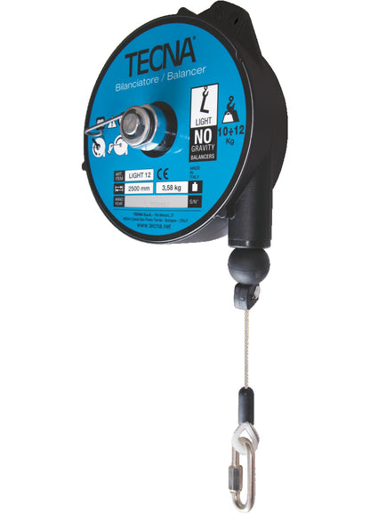 TECNA LIGHT.10 Tool Balancer 8–10 kg, 2500 mm Stainless Steel Cable