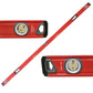 4PRO Magnetic Aluminum Spirit Level with Handles 200 cm