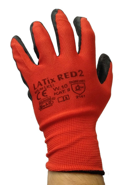 LATix RED work gloves