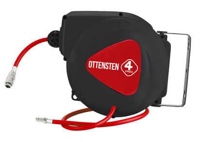 4PRO PVC Air Hose Reel 15 m 1/4" 6.5 x 10 mm Wall Mounted