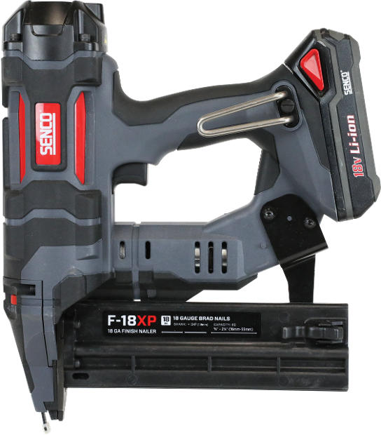 SENCO FUSION F-18XP - naelapüss (1,2 mm) (15 - 55 mm) (18 ga) 2 akuga